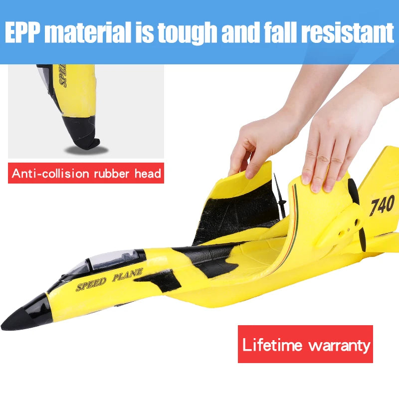 ZY-740 RC თვითმფრინავი კამერით 2.4G დისტანციური მართვის საჰაერო ვერსია