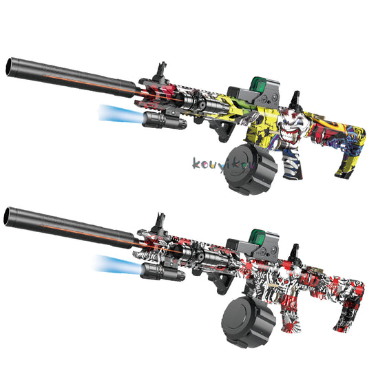 M4 Viper Blaster მექანიკური ელექტრო ავტომატური ორმაგი რეჟიმის ჰიდროჯელის სპლ ბურთიანი სათამაშო