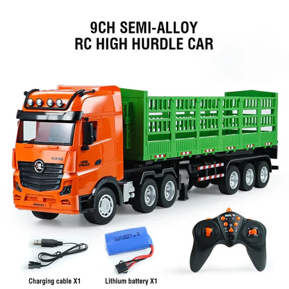 HUINA 1/18 RC მაღალი დაბრკოლებების მქონე გადამზიდავი სატვირთო მანქანა